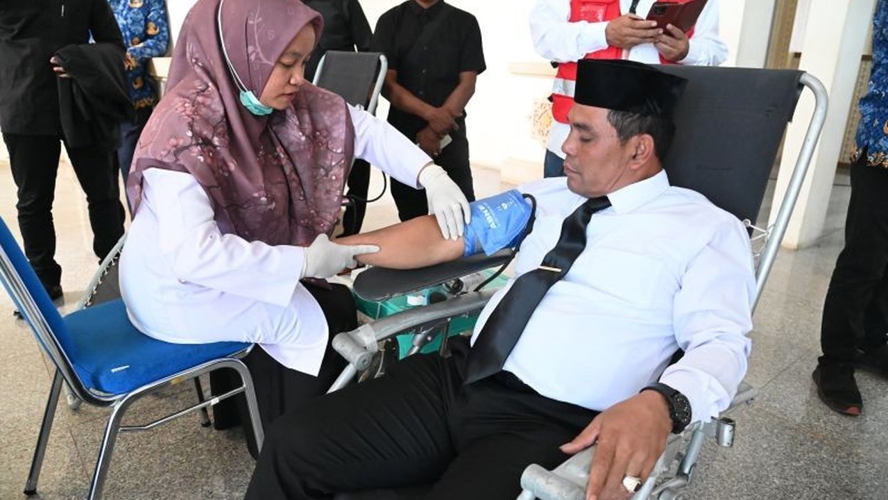 50 Kantong Darah Terkumpul dalam Aksi Donor Darah HUT Ke-41 Kota Jantho