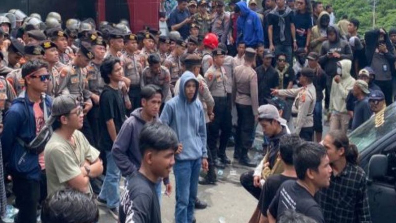 300 Personel Amankan Unjuk Rasa Tolak Tambang di Mamuju