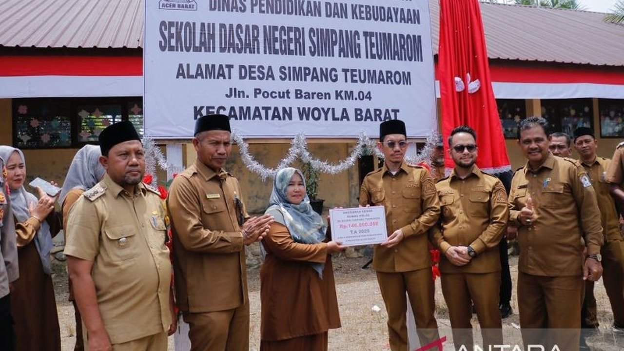 Rp146 Juta untuk Rehab Sekolah Terpencil di Aceh Barat