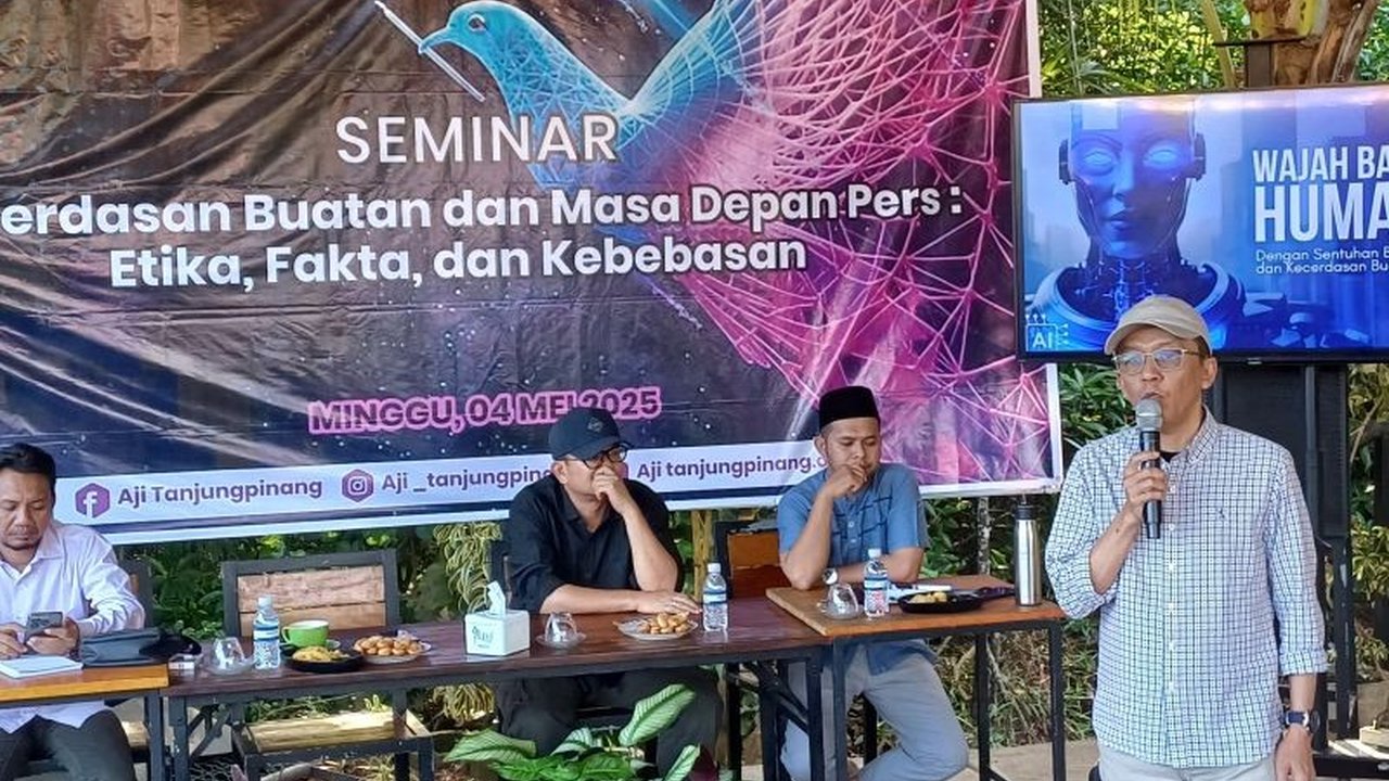 AJI Tanjungpinang, Diskominfo Kepri, dan akademisi bahas tantangan etika jurnalisme di era AI, termasuk kredibilitas, privasi data, dan potensi bias algoritma.