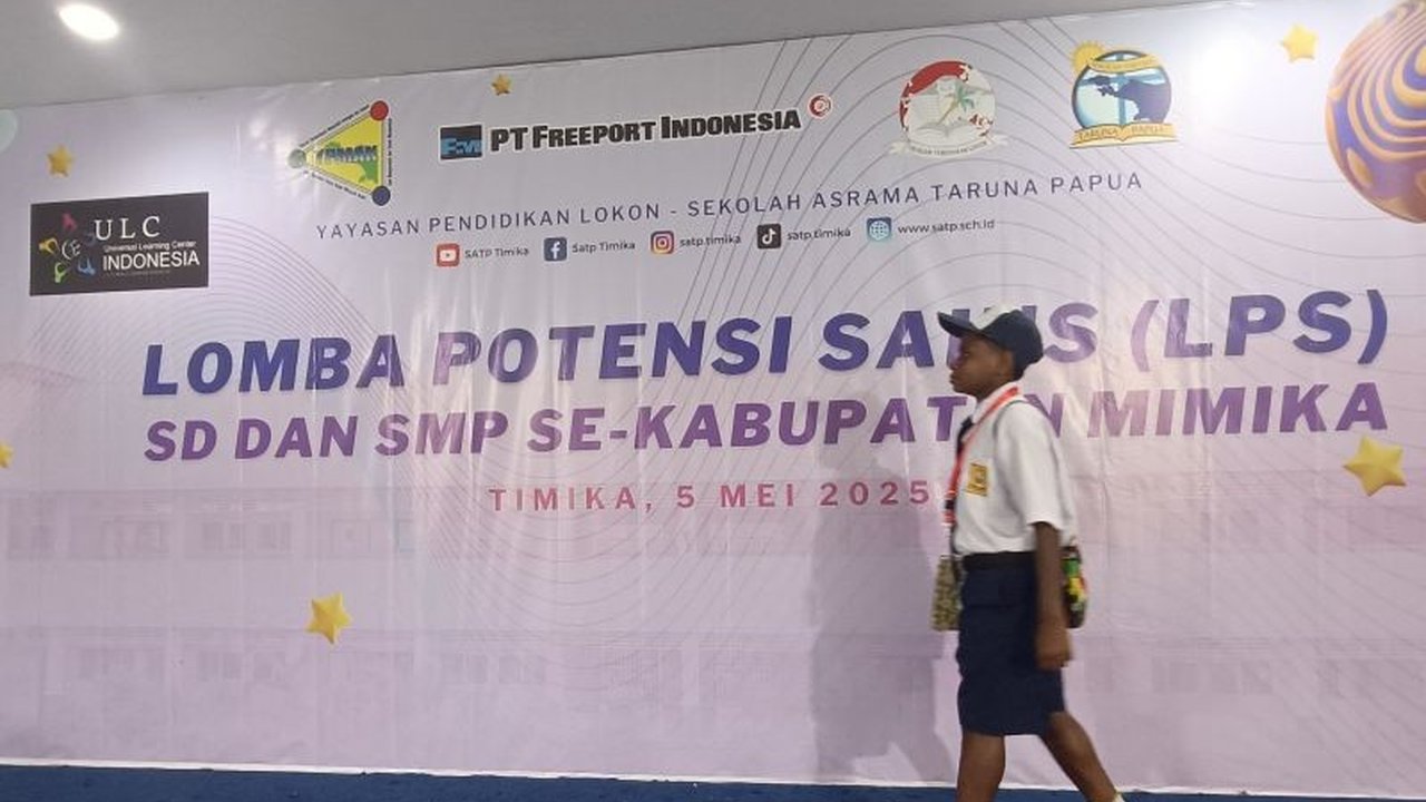 Lomba Potensi Sains SATP: Asah Kreativitas Siswa SD-SMP Mimika