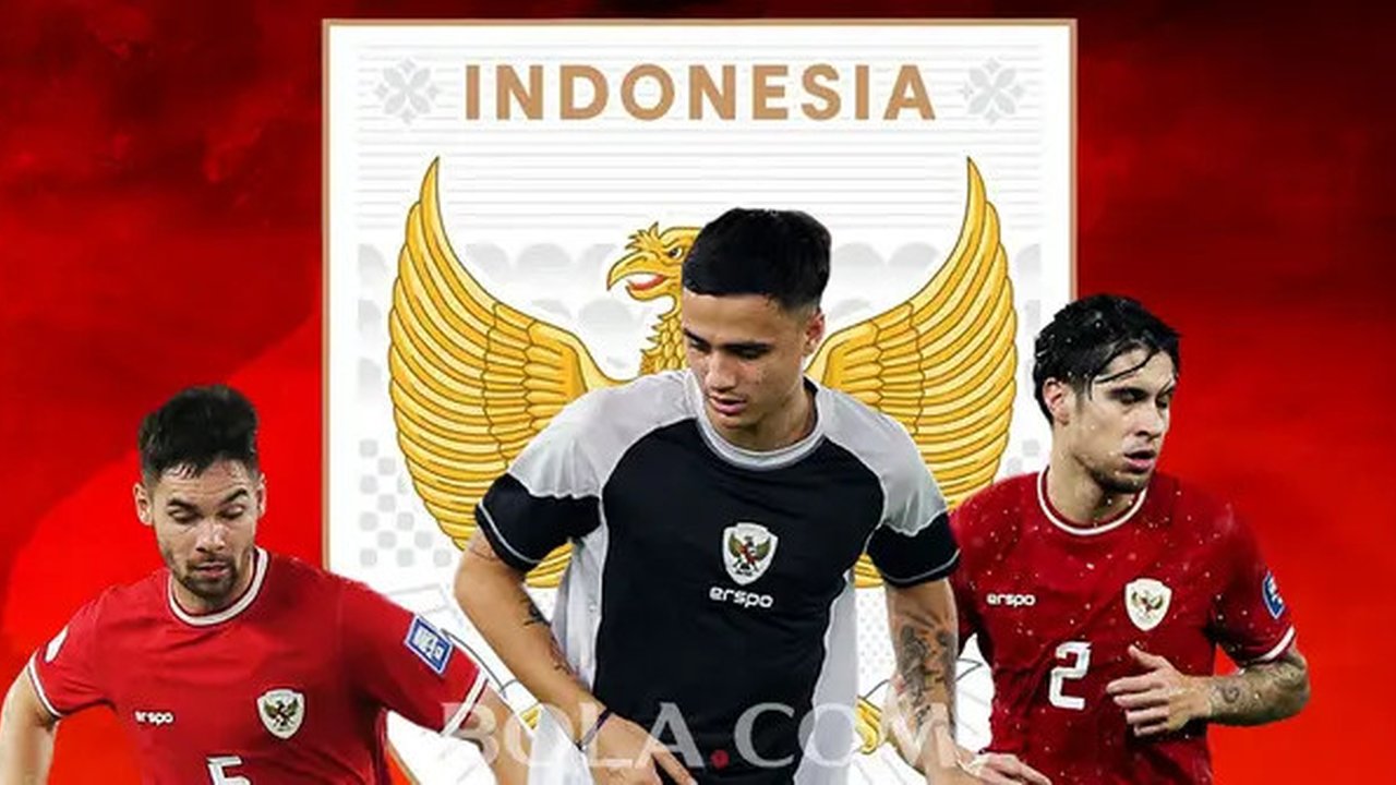 Timnas Indonesia - Sandy Walsh, Eliano Reijnders, Kevin Diks (Bola.com/Adreanus Titus)