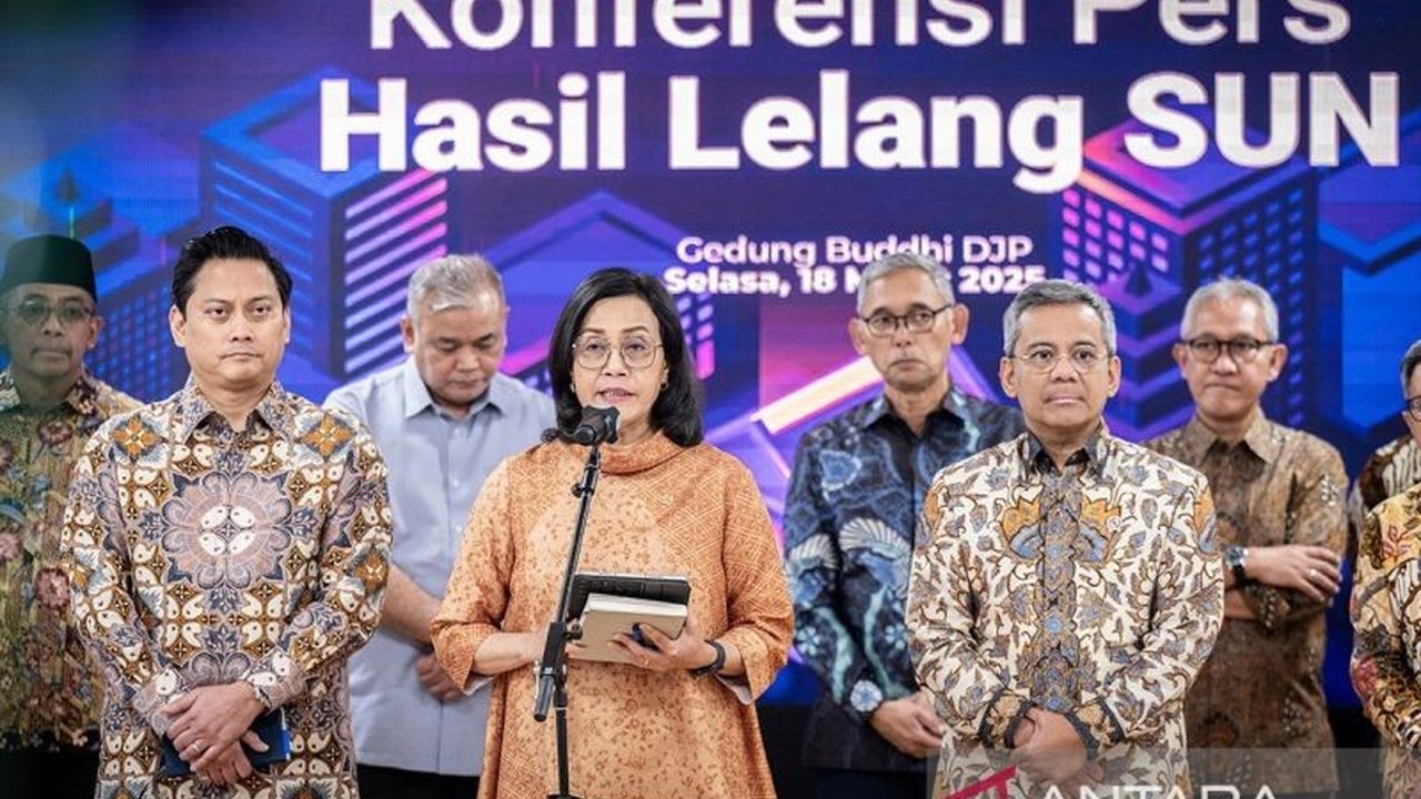 Lelang Surat Utang Negara (SUN) pada 6 Mei 2025 berhasil meraih dana Rp30 triliun dari total penawaran Rp80,85 triliun, didominasi oleh seri FR0103 dengan nilai Rp12 triliun.