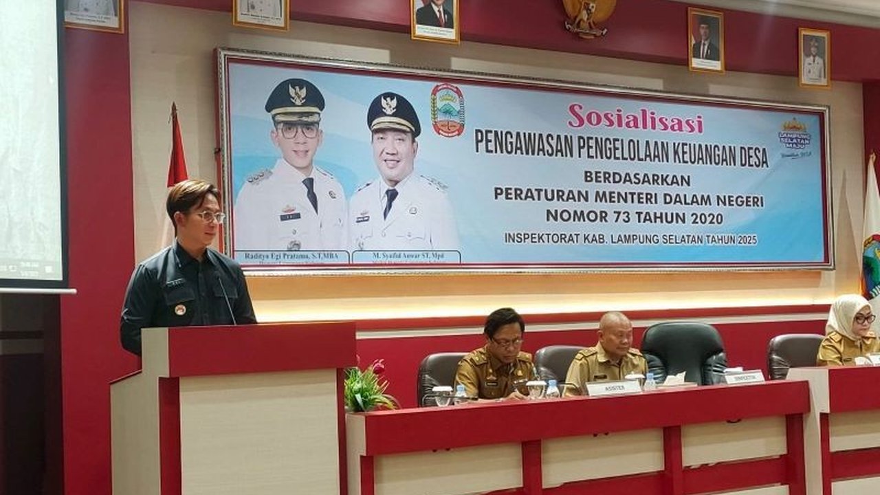 Bupati Lampung Selatan Tekankan Transparansi Pengelolaan Dana Desa