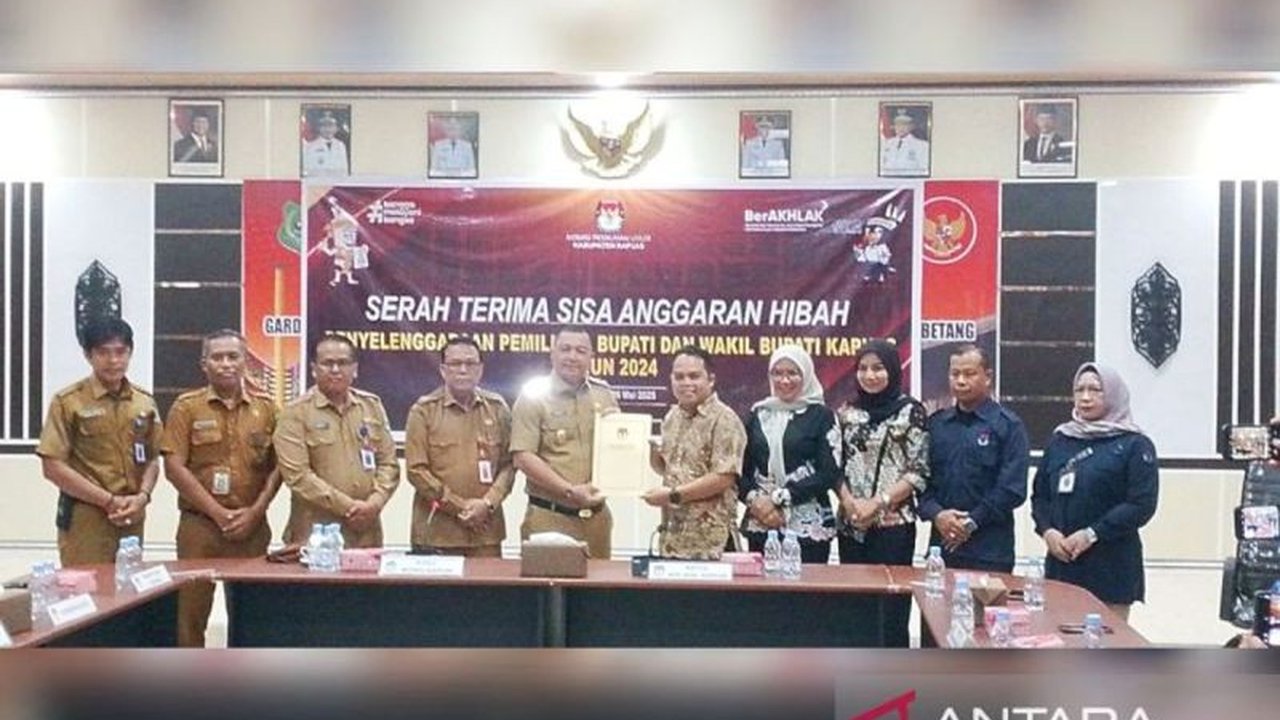 KPU Kapuas mengembalikan sisa dana hibah Pilkada 2024 sebesar Rp844 juta dan mengusulkan pembangunan kantor baru yang lebih representatif.