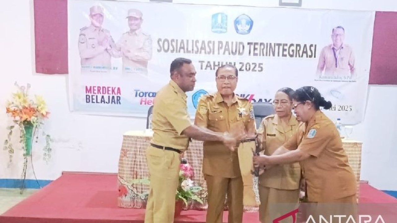 Pemkab Biak Numfor, Papua, mendorong integrasi layanan PAUD dengan kesehatan dan gizi anak guna menghasilkan generasi penerus yang sehat, cerdas, dan berkarakter, bebas stunting.