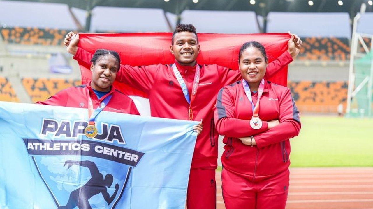 Atlet Muda Papua Raih 2 Emas dan 1 Perunggu di Kejuaraan Atletik Filipina