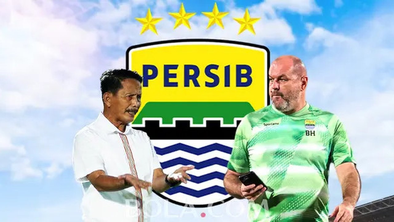 Persib Bandung - Djadjang Nurdjaman dan Bojan Hodak (Bola.com/Adreanus Titus)