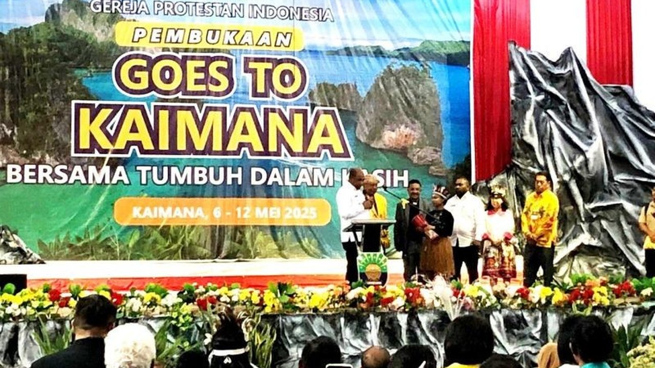Wakil Gubernur Papua Barat memberikan apresiasi tinggi terhadap kegiatan GPI Goes to Kaimana yang bertujuan memperkuat iman, membangun persaudaraan, dan mendukung pembangunan daerah.