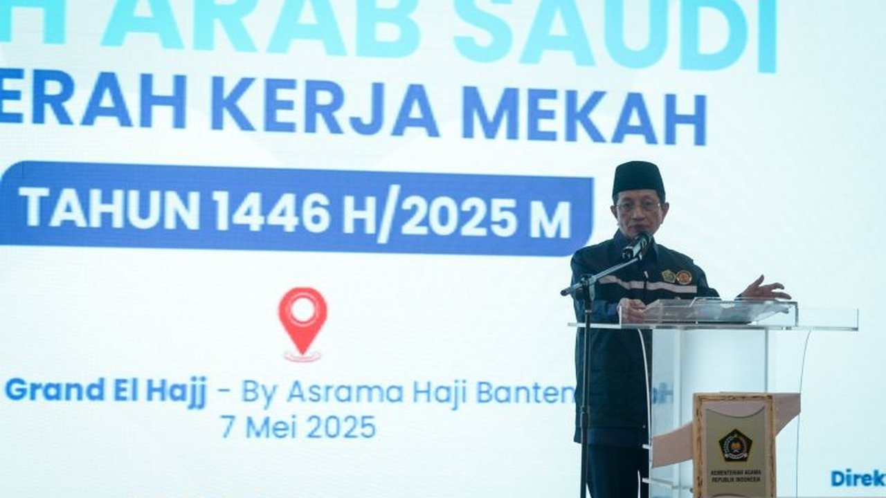 Menteri Agama Nasaruddin Umar melepas ratusan petugas PPIH yang akan bertugas di Mekkah, Arab Saudi, menekankan pentingnya kesungguhan dan doa dalam menjalankan tugas mulia melayani tamu Allah.