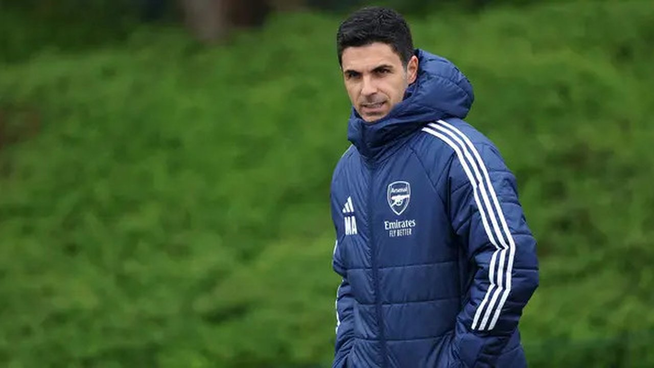 Meski demikian, menghadapi Real Madrid di Santiago Bernabeu akan menjadi pertandingan yang tidak mudah bagi tim racikan pelatih Mikel Arteta. (Adrian Dennis/AFP)