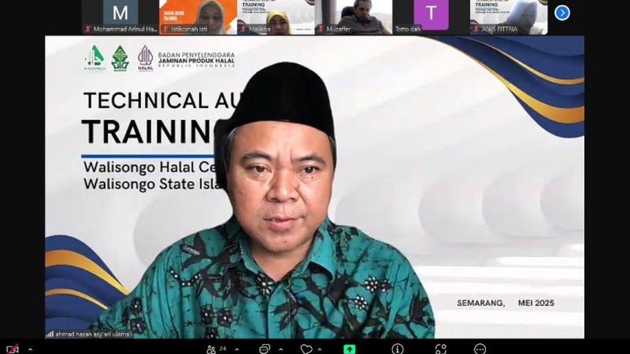 Walisongo Halal Center di Semarang menggelar pelatihan auditor dan dewan syariah halal internasional, diikuti peserta dari delapan negara, mendorong kolaborasi global dalam pengembangan ekosistem halal.