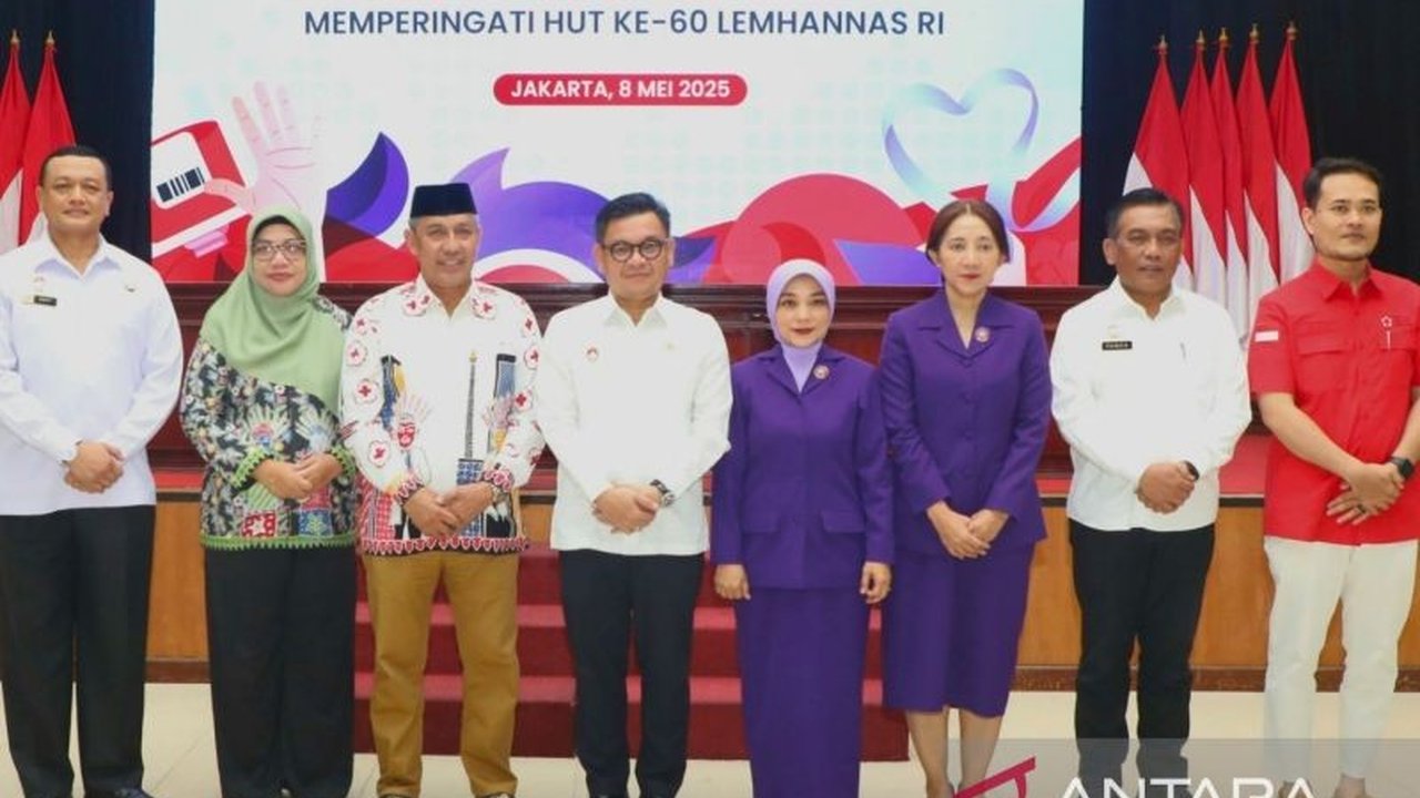 Lembaga Ketahanan Nasional (Lemhannas) menggelar donor darah dalam rangka HUT ke-60, sebagai wujud kepedulian dan kontribusi nyata bagi masyarakat Indonesia serta mendukung PMI memenuhi kebutuhan darah harian.