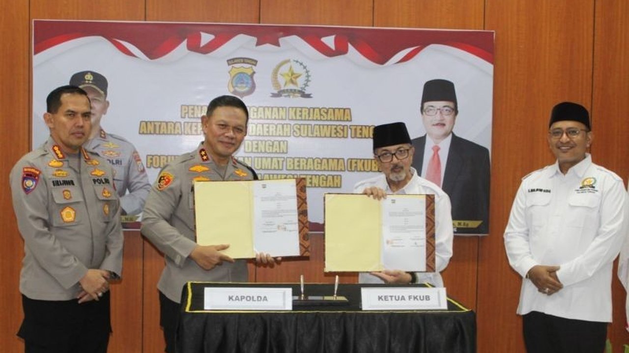 Polda dan FKUB Sulteng Jalin Kerja Sama Tingkatkan Moderasi Beragama