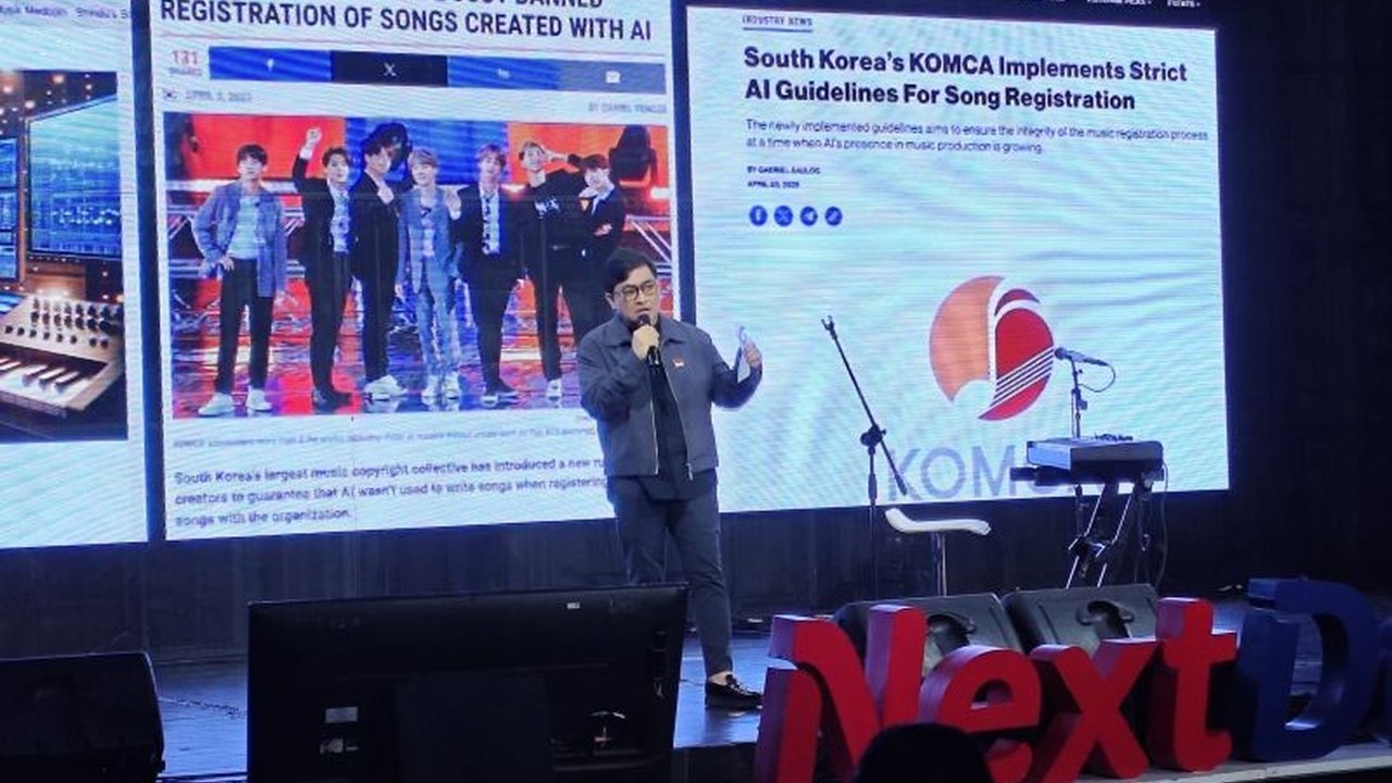 Musisi kenamaan Yovie Widianto tegaskan kecerdasan buatan (AI) tak mampu sepenuhnya menggantikan kreativitas dan emosi manusia dalam menciptakan karya musik, meskipun ia mengakui manfaat AI sebagai alat bantu.