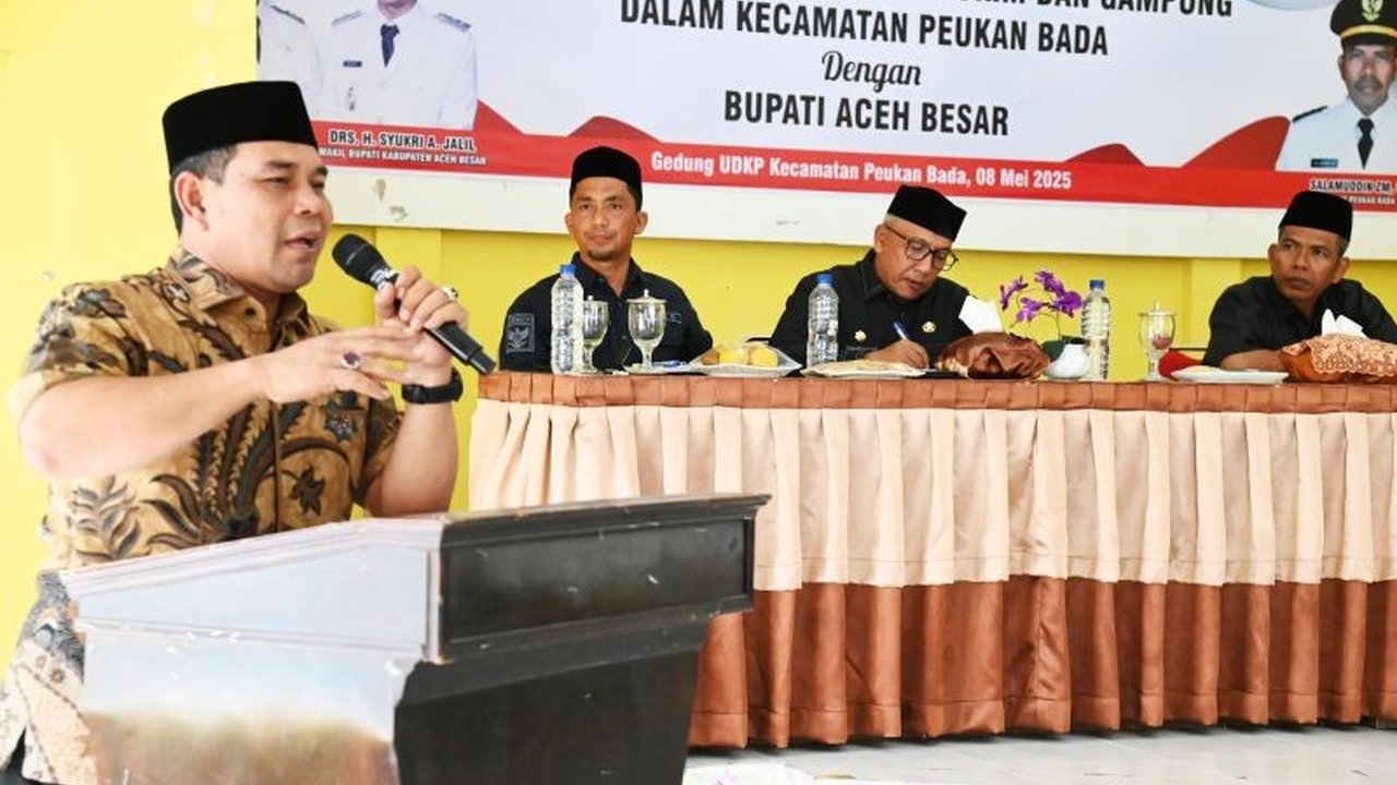 Bupati Aceh Besar Tekankan Efektivitas Pengelolaan Dana Gampong untuk Kesejahteraan Warga