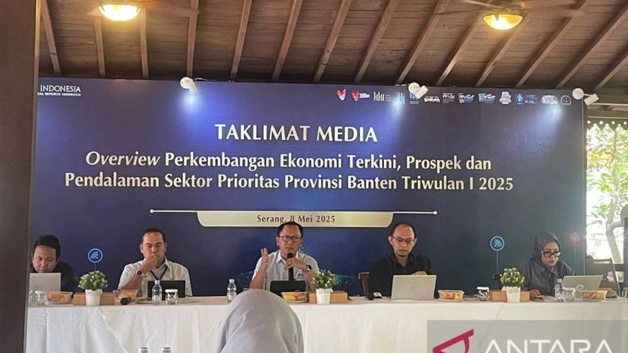 Pertumbuhan Ekonomi Banten Triwulan I 2025 Capai 5,19 Persen, Dorong Sektor Investasi