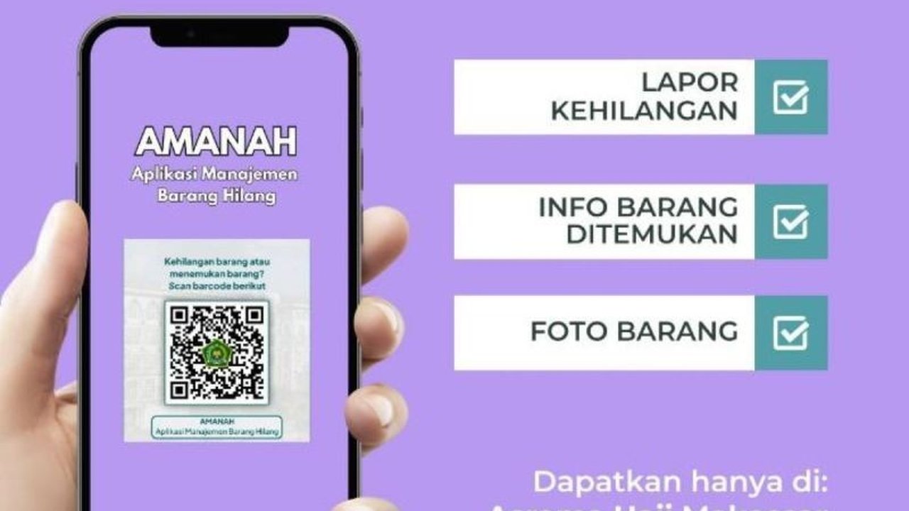 Asrama Haji Makassar meluncurkan aplikasi AMANAH, solusi praktis bagi calon jemaah haji dan pengunjung untuk melapor dan menemukan barang hilang di area asrama.