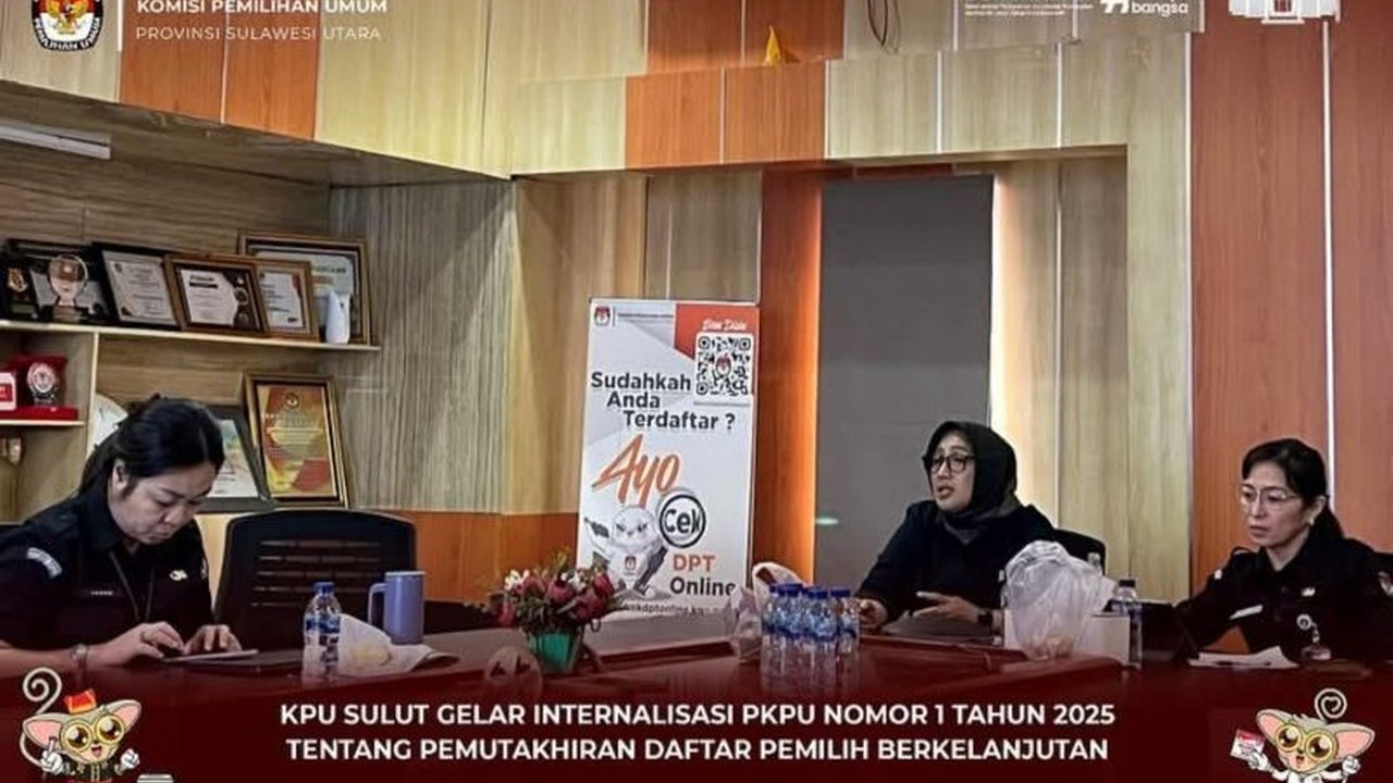 KPU Sulawesi Utara mendorong KPU kabupaten/kota untuk meningkatkan sistematika, akuntabilitas, dan keberlanjutan pemutakhiran daftar pemilih berkelanjutan (PDPB) demi suksesnya Pemilu dan Pilkada mendatang.