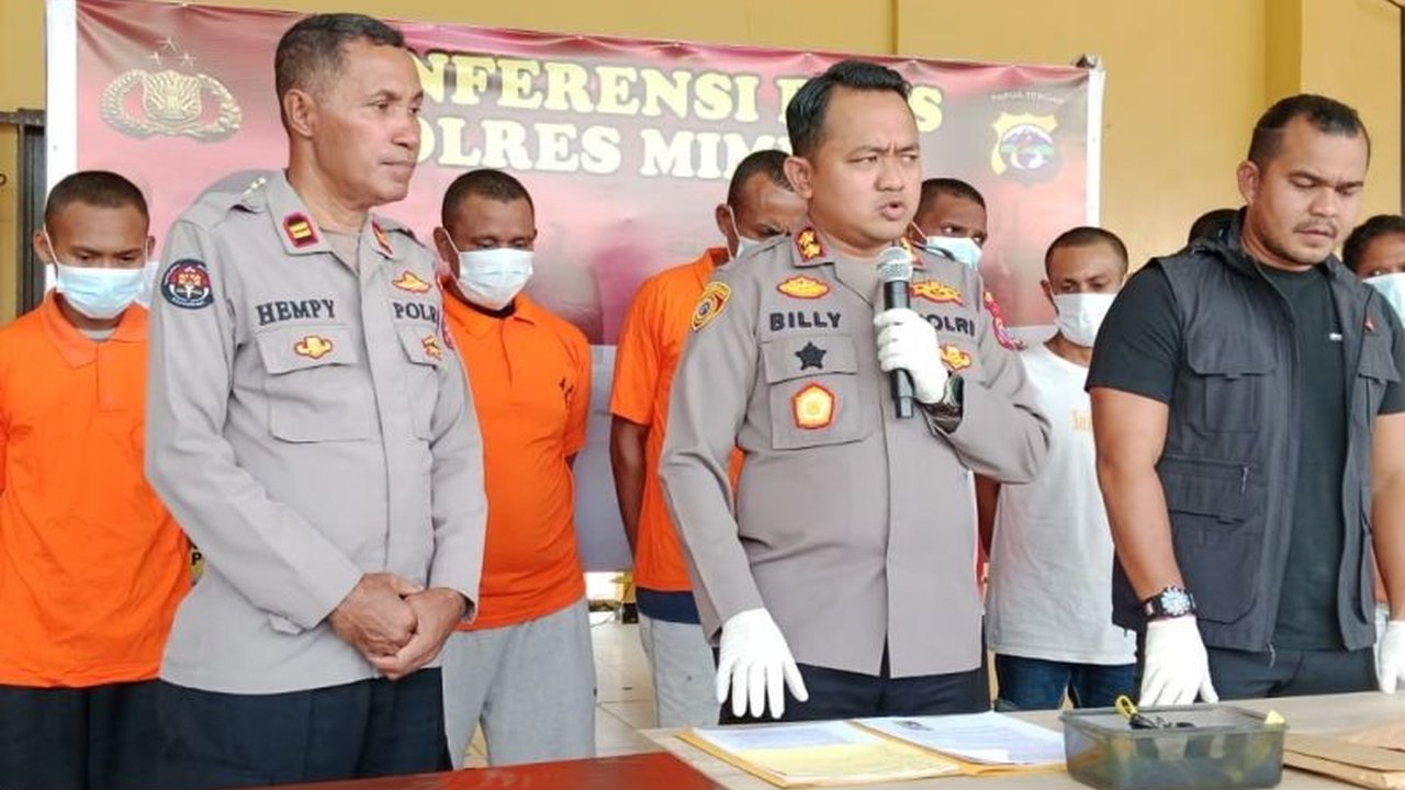 Polres Mimika Ungkap Sindikat Curanmor, 21 Motor Hasil Curian Disita!