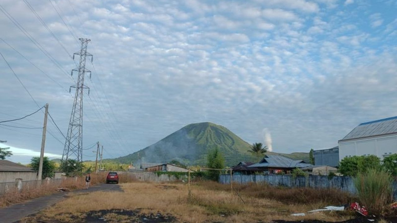 Gunung Lokon Level Waspada, Radius 1,5 Km dari Kawah Tompaluan Steril
