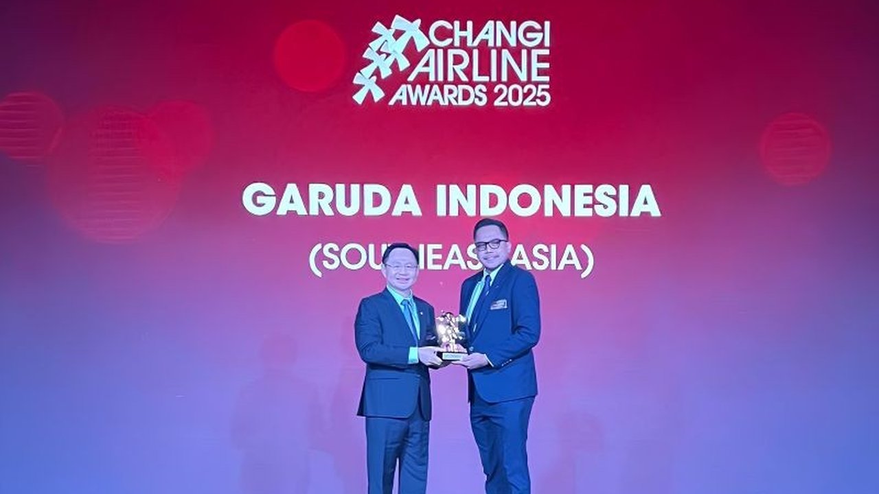 Garuda Indonesia Raih Penghargaan Maskapai dengan Pertumbuhan Penumpang Terbesar di Asia Tenggara