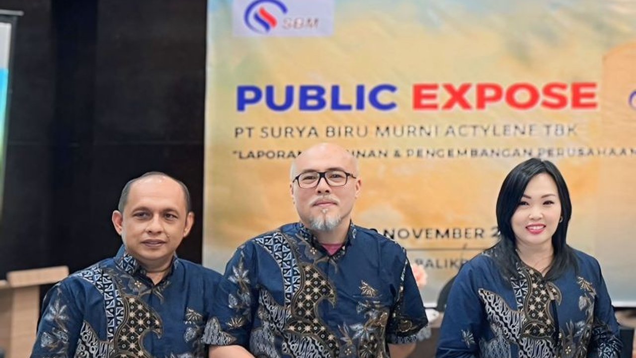 PT Surya Biru Murni Acetylene Tbk (SBMA) berhasil membukukan penjualan Rp32,48 miliar di kuartal I-2025, tumbuh 12,43% yoy, didorong ekspansi bisnis dan peningkatan permintaan gas industri.