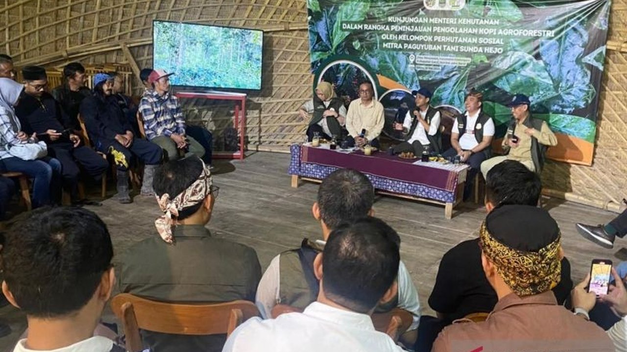 Menhut Dukung Regenerasi Petani Kopi Garut Lewat Sekolah Lapang