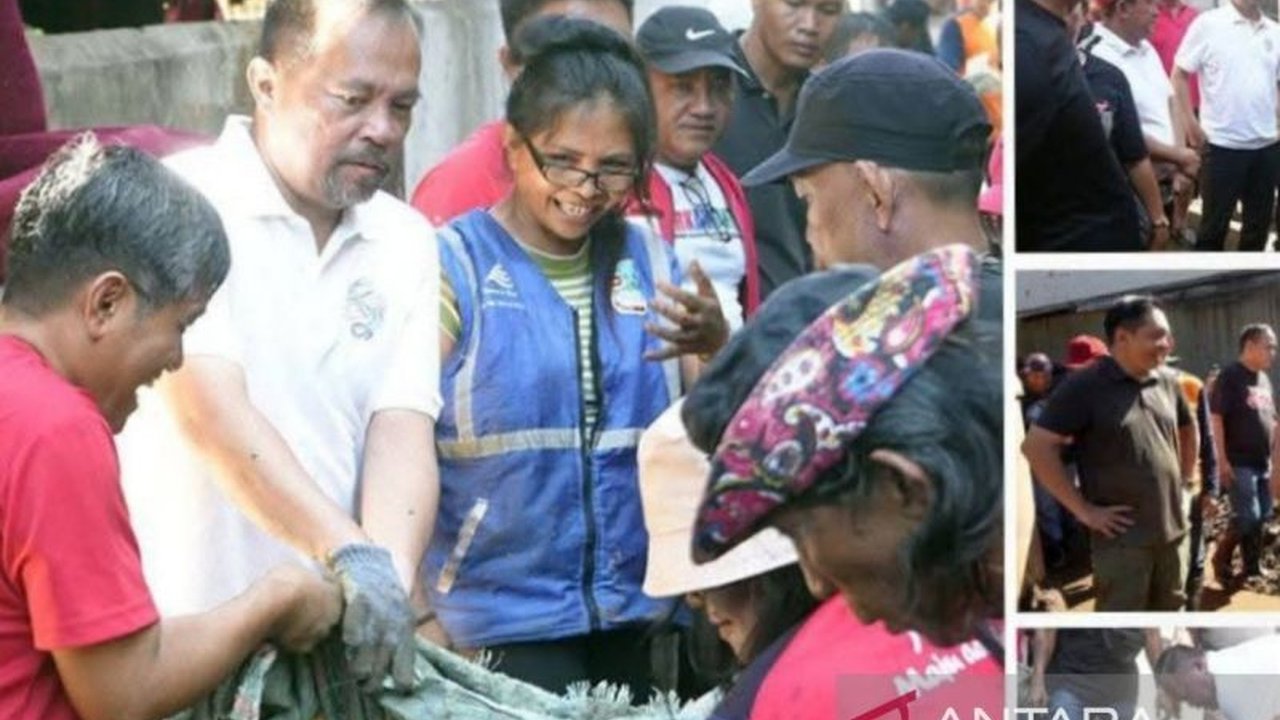 Pemerintah Kota Manado bersama warga bahu-membahu membersihkan sisa-sisa banjir di tiga kelurahan, menunjukan semangat gotong royong dan persaudaraan dalam memulihkan wilayah pascabencana.