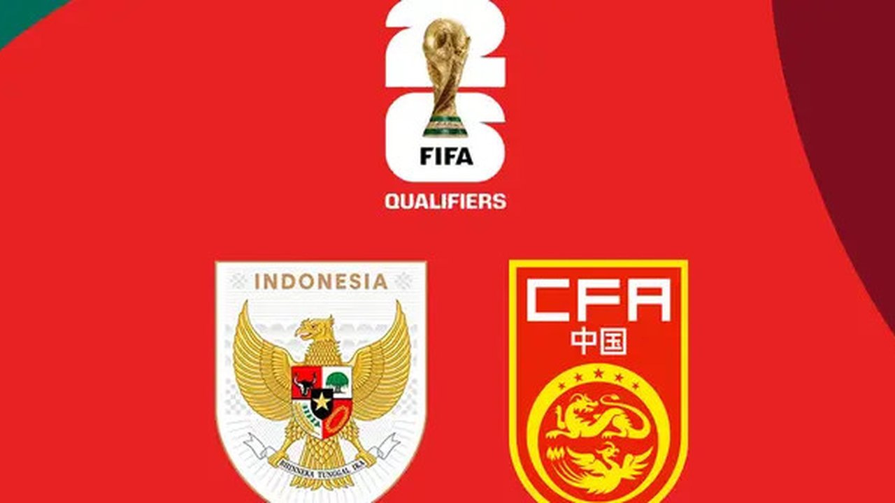 Kualifikasi Piala Dunia 2026 Zona Asia - Timnas Indonesia Vs China - Ilustrasi Logo (Bola.com/Adreanus Titus)