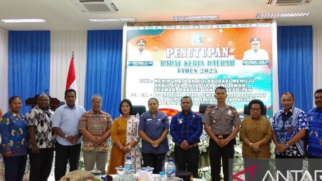 Pemkab Jayapura Genjot Kinerja OPD Lewat Rakerda 2025