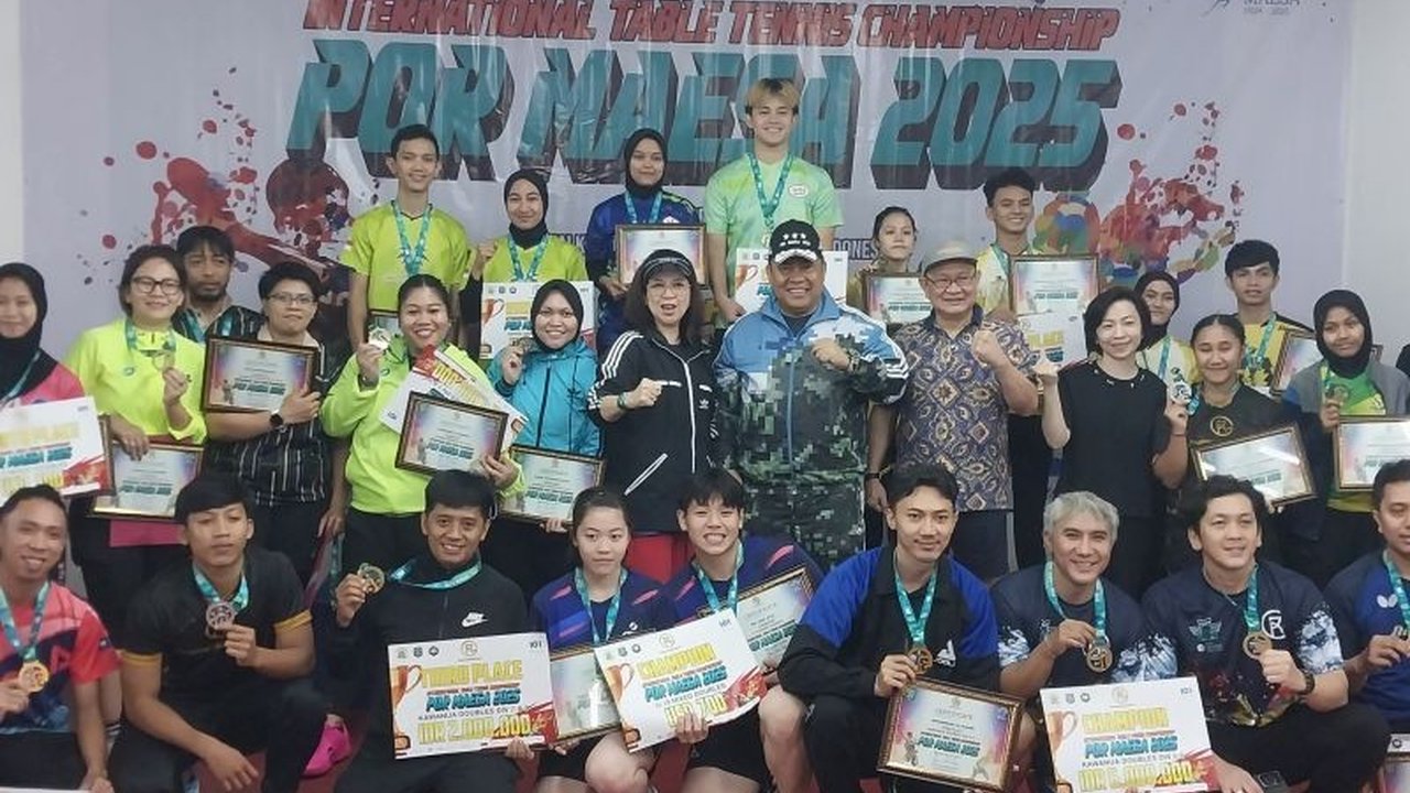 Dominasi Indonesia di Turnamen Tenis Meja Internasional POR Maesa 2025