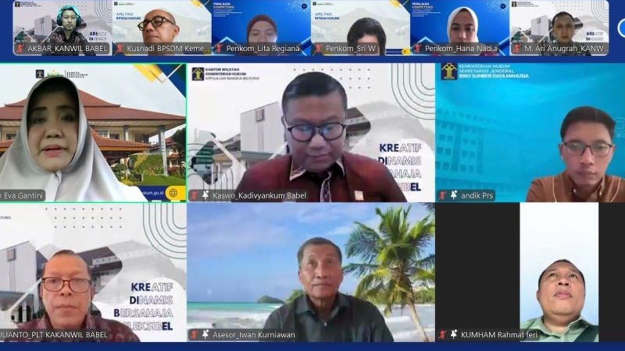 BPSDM Umumkan Hasil Penilaian Kompetensi ASN Kemenkumham Babel: 42 Pegawai Raih Nilai Optimal