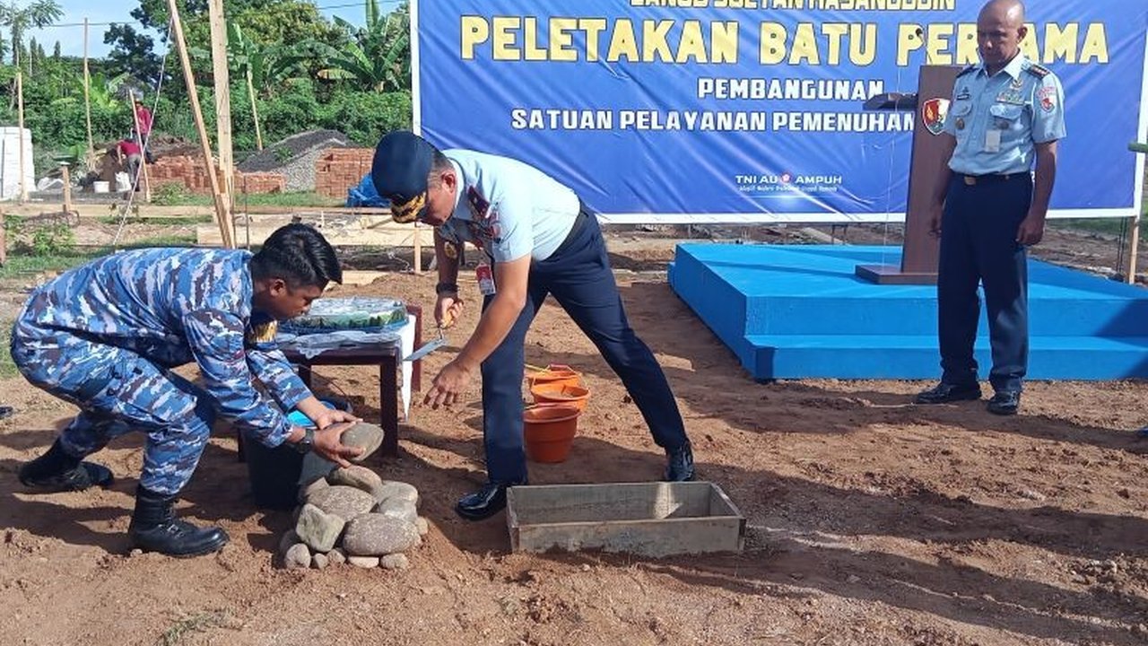Lanud Sultan Hasanuddin di Makassar membangun Satuan Pelayanan Pemenuhan Gizi (SPPG) untuk mendukung Program Makan Bergizi Gratis (MBG) guna mencetak generasi Indonesia yang lebih sehat dan berdaya saing.