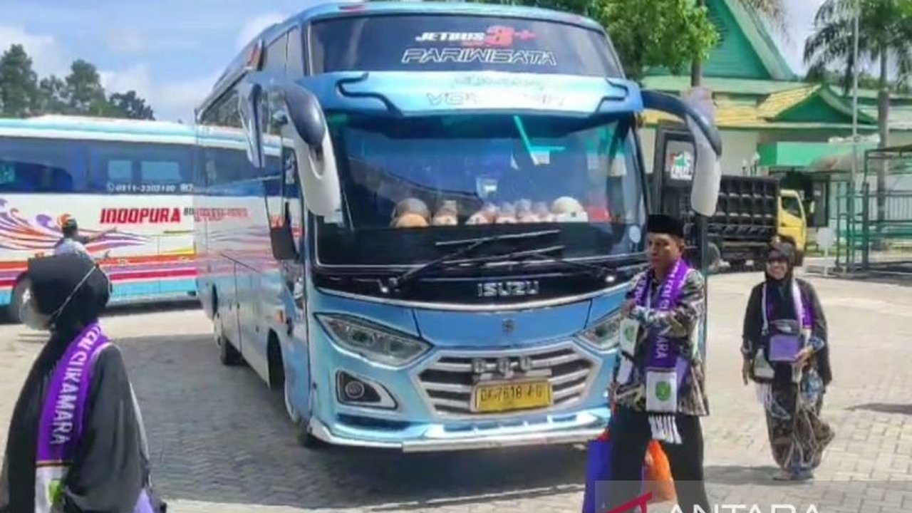Jamaah Haji Kalteng-Kalsel Kloter 6 Berangkat ke Tanah Suci