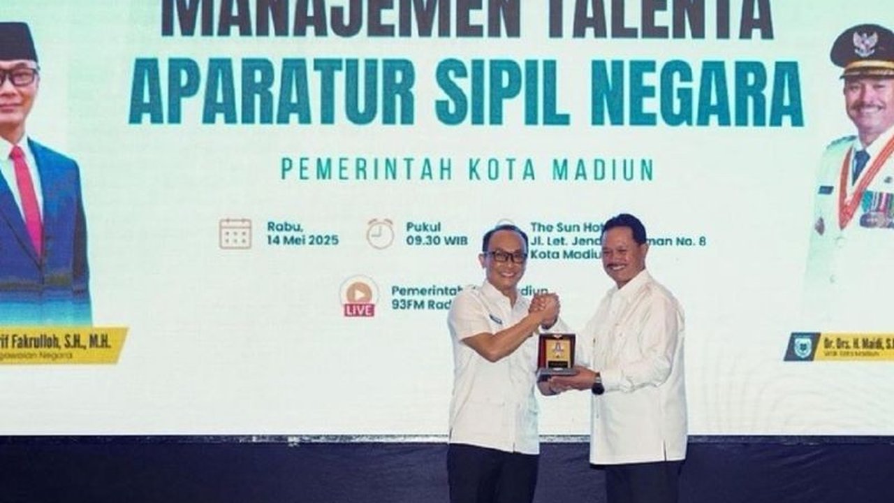 Kepala BKN, Zudan Arif Fakrulloh, meminta Pemkot Madiun untuk mengoptimalkan manajemen talenta ASN guna meningkatkan kualitas SDM dan mendukung pembangunan daerah.