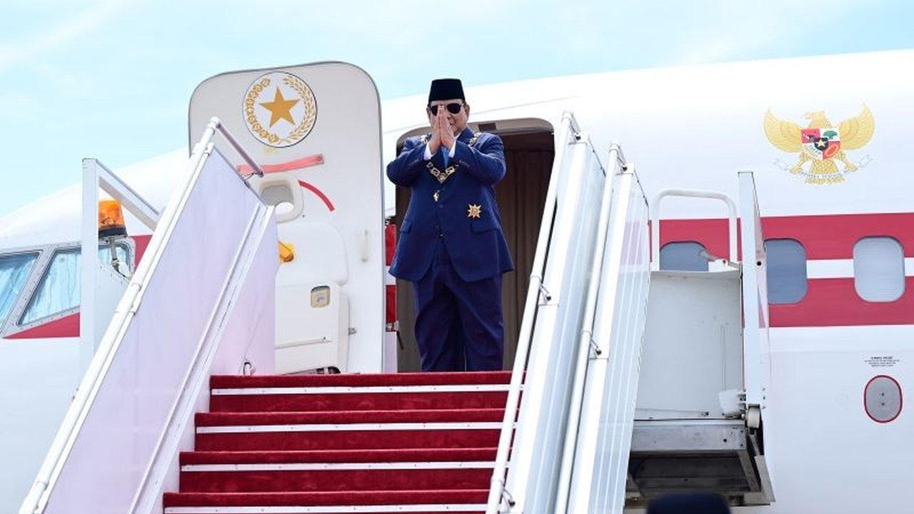 Presiden Prabowo Kembali ke Jakarta Usai Kunjungan Kenegaraan di Brunei