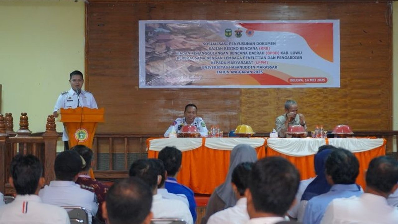 Pemerintah Kabupaten Luwu fokus susun kajian risiko bencana untuk antisipasi potensi bencana alam di wilayah yang rawan bencana.