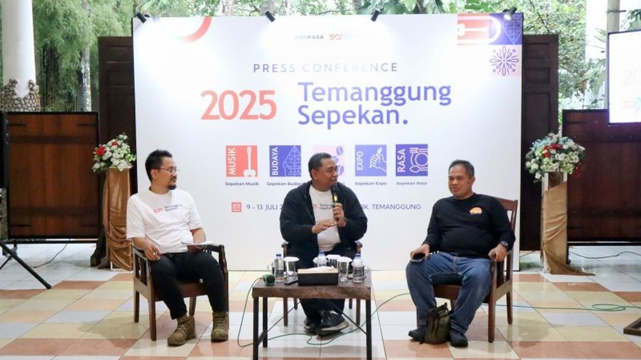 Festival Temanggung Sepekan 2025 siap memajukan budaya dan pariwisata Temanggung lewat beragam acara menarik, mulai dari musik hingga kuliner, di Kledung Park pada 9-13 Juli 2025.