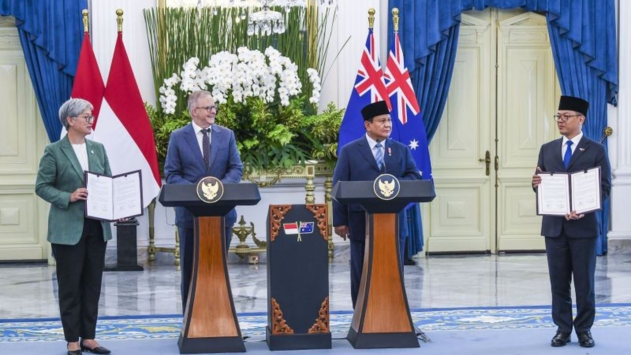 MoU RI-Australia: Menlu Ungkap Kerja Sama Strategis di Istana Merdeka