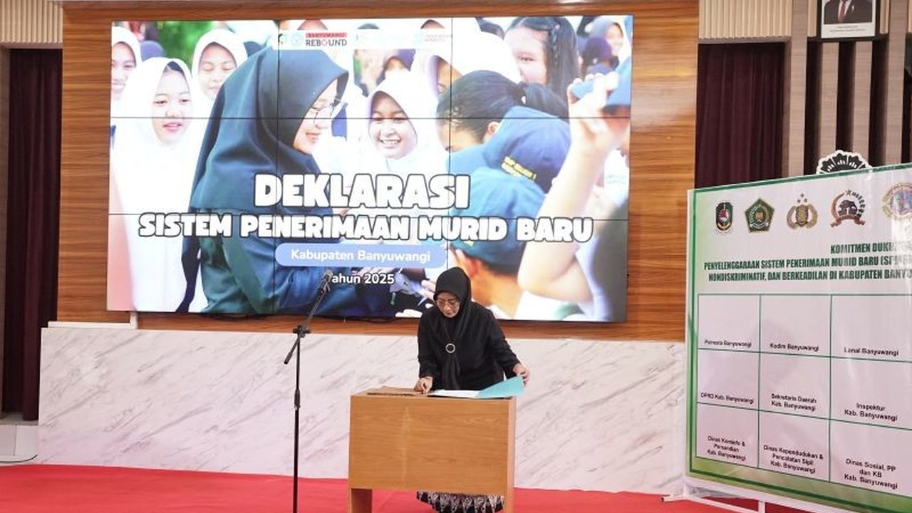 Bupati Banyuwangi tekankan pentingnya SPMB yang inklusif dan berkeadilan, memastikan semua anak Banyuwangi mendapat akses pendidikan tanpa terkecuali.