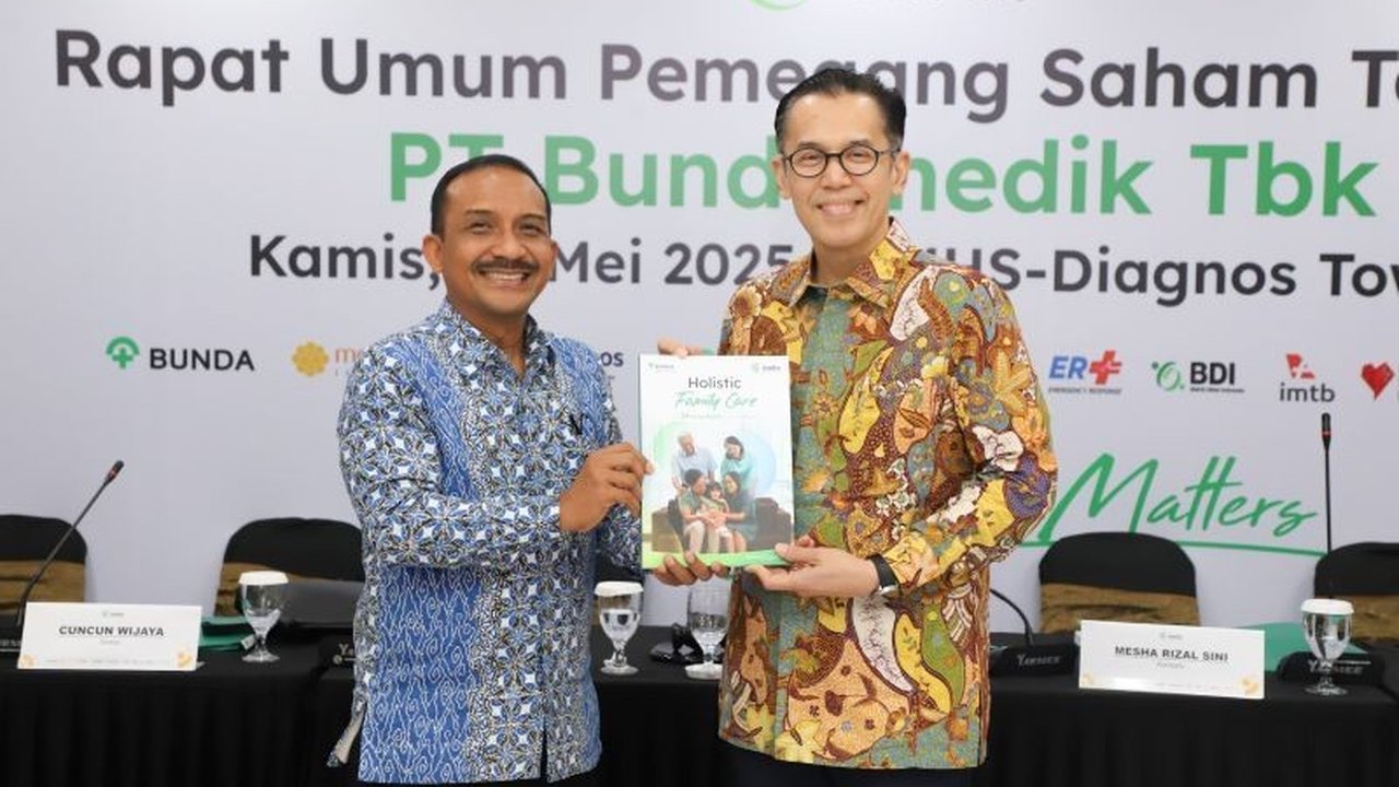 PT Bundamedik Tbk (BMHS) berhasil membukukan laba bersih Rp5,1 miliar pada kuartal I-2025, ditopang efisiensi operasional dan pertumbuhan pendapatan dari rumah sakit baru.