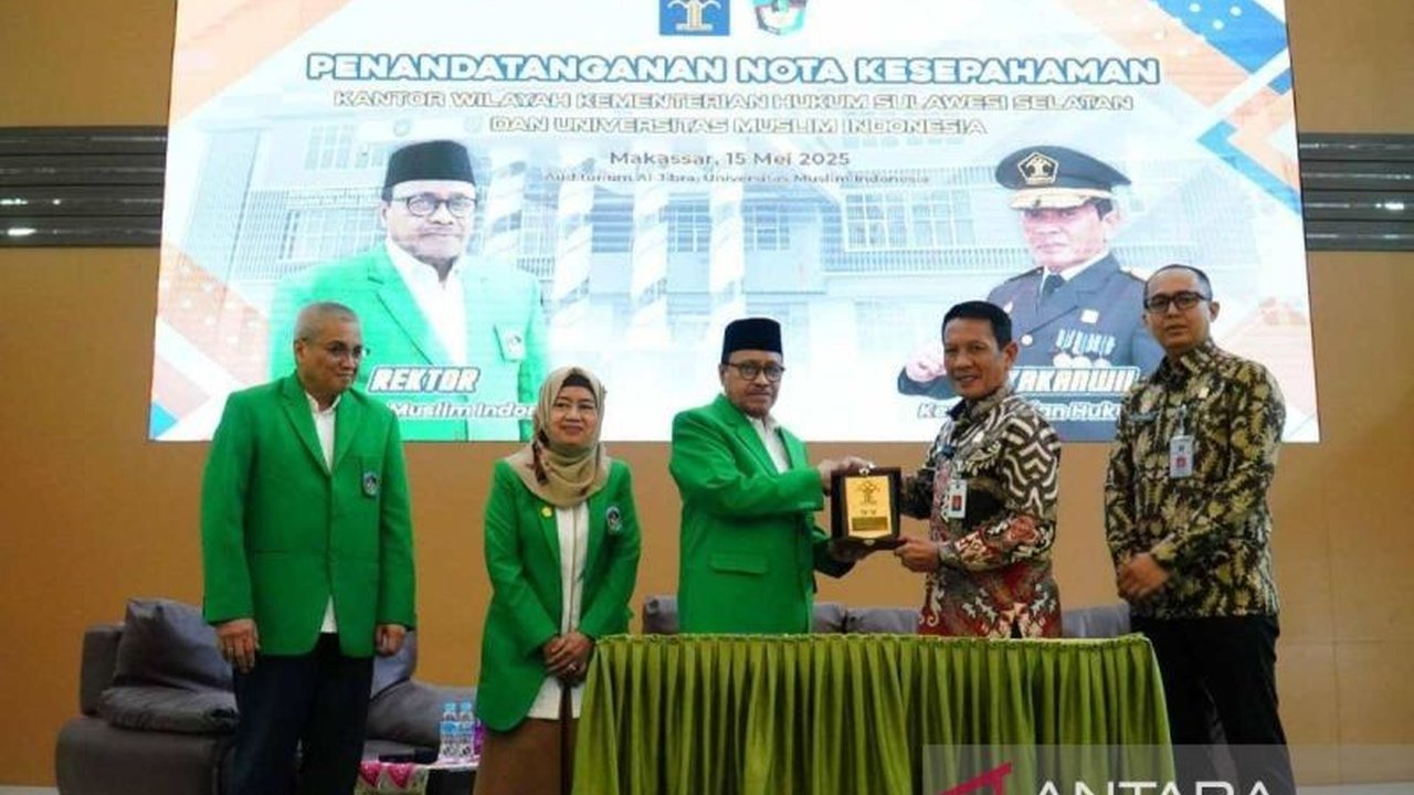 Kemenkumham Sulsel dan Universitas Muslim Indonesia (UMI) Makassar resmi menjalin kerja sama untuk mendorong peningkatan Kekayaan Intelektual (KI) di Sulawesi Selatan, ditandai dengan penandatanganan Nota Kesepahaman dan Perjanjian Kerja Sama (PKS).