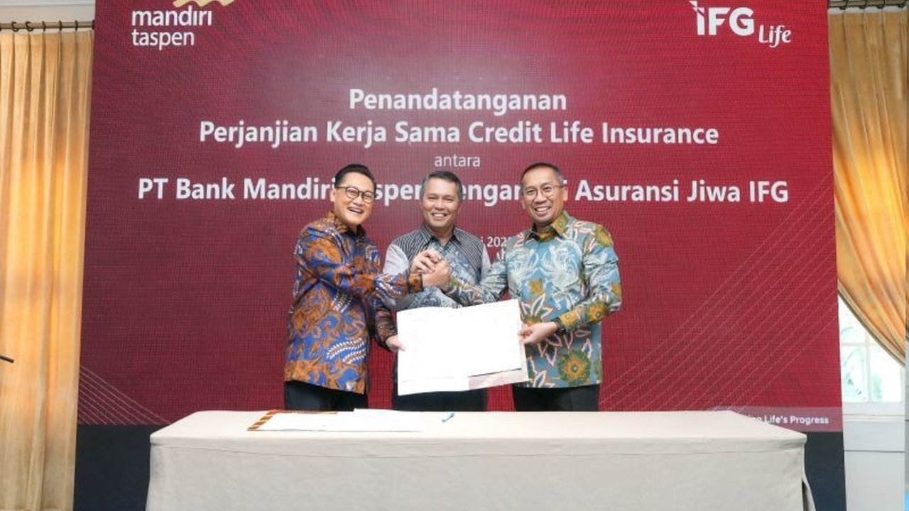 IFG Life dan Bank Mandiri Taspen resmi bermitra, menawarkan asuransi jiwa kredit 