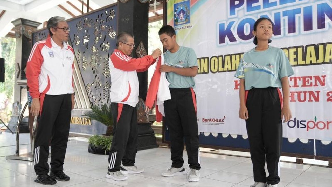 Kontingen Sleman, terdiri dari 410 atlet dan 100 pelatih, berambisi mempertahankan gelar juara umum Popda DIY 2025 di Gunung Kidul dengan target 81 medali emas.