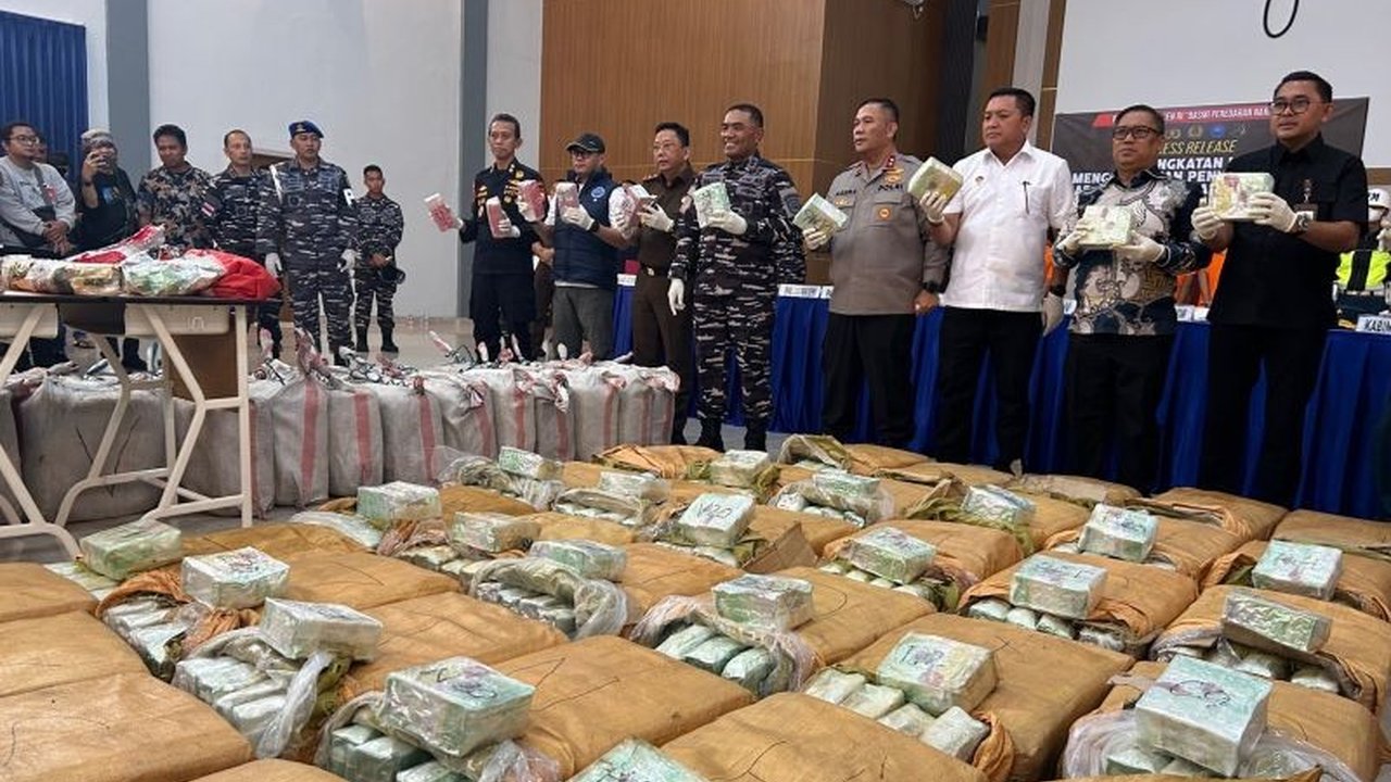 Sinergi Aparat Kunci Berantas Peredaran Narkoba di Kepri, 1,9 Ton Sabu dan Kokain Digagalkan