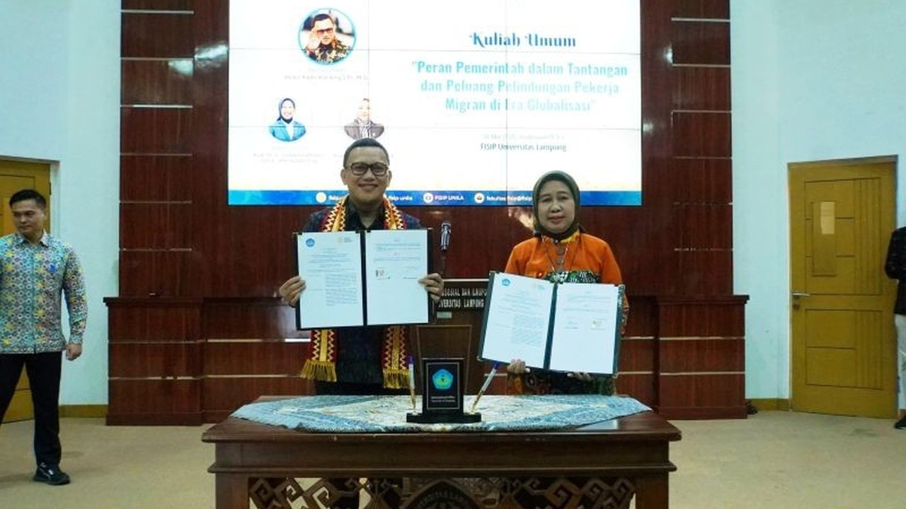 Kementerian Pelindungan Pekerja Migran Indonesia (KemenP2MI) bermitra dengan Universitas Lampung (Unila) untuk meningkatkan kualitas dan memberikan pelatihan bagi calon pekerja migran Indonesia (PMI) agar bekerja secara prosedural dan terampil.