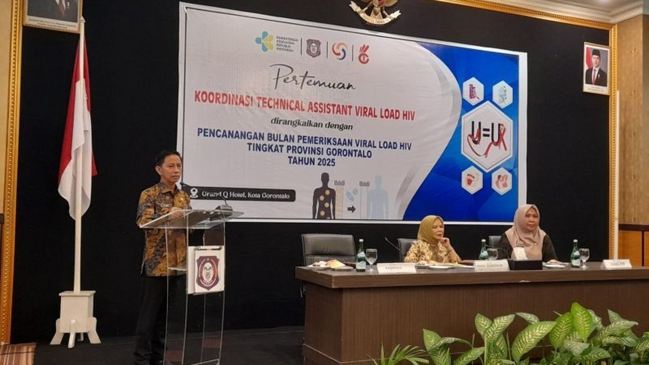Dinas Kesehatan Gorontalo laporkan 1.257 kasus HIV/AIDS periode 2001-2024; angka kematian 30 persen, namun Gorontalo catat keberhasilan pengobatan hingga 95 persen.