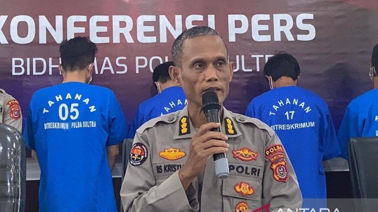 Polda Sultra Ungkap 32 Kasus Premanisme dalam Operasi Pekat Anoa 2025