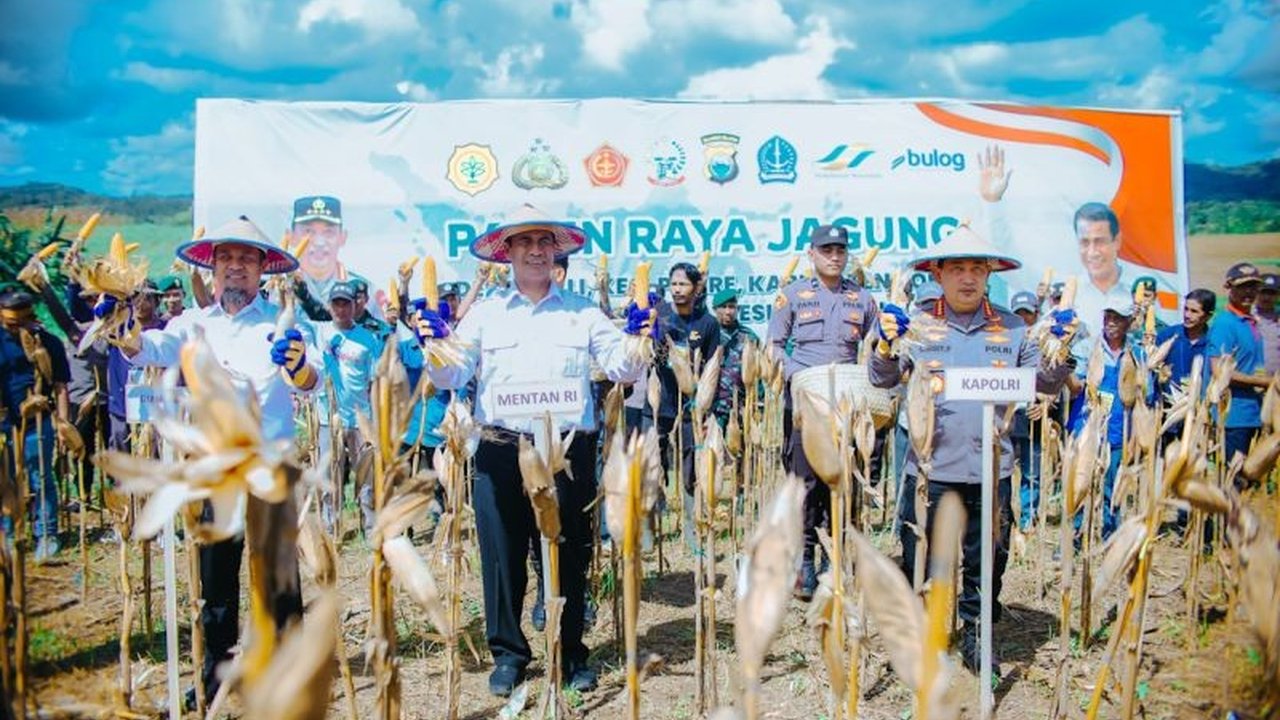 Pemerintah mengalokasikan Rp5 triliun untuk menyerap 1 juta ton jagung petani dengan harga Rp5.500 per kg, demi menjaga stabilitas harga dan kesejahteraan petani.